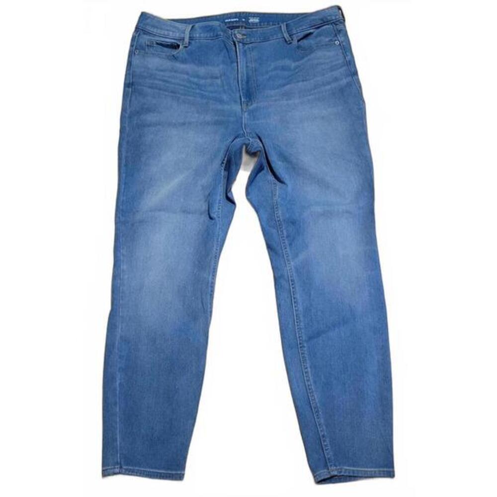 Old Navy Medium Wash Higher High Rise Super Skinny‎ Plus Size 20